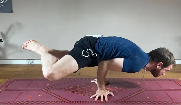 Mayurasana - Butterfly Variation (Baddha Konasana)