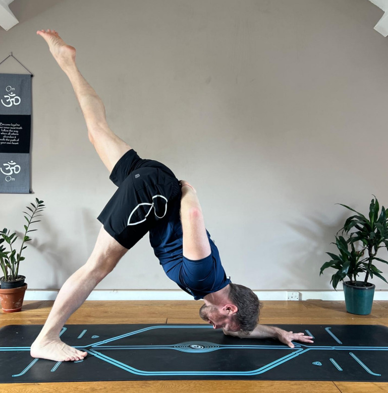 Dolphin Pose - Single-Arm / Single-Leg Variation