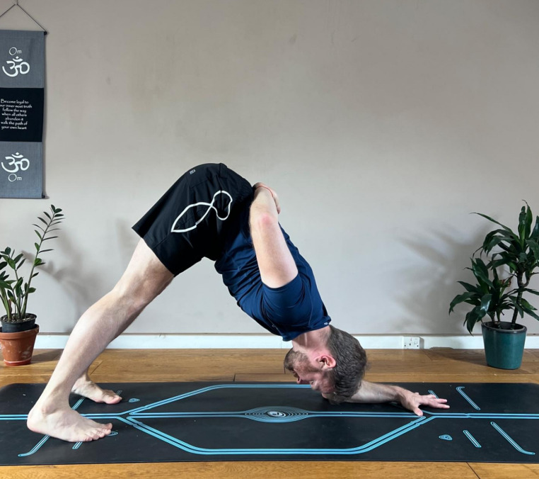 Dolphin Pose - Single-Arm Variation.