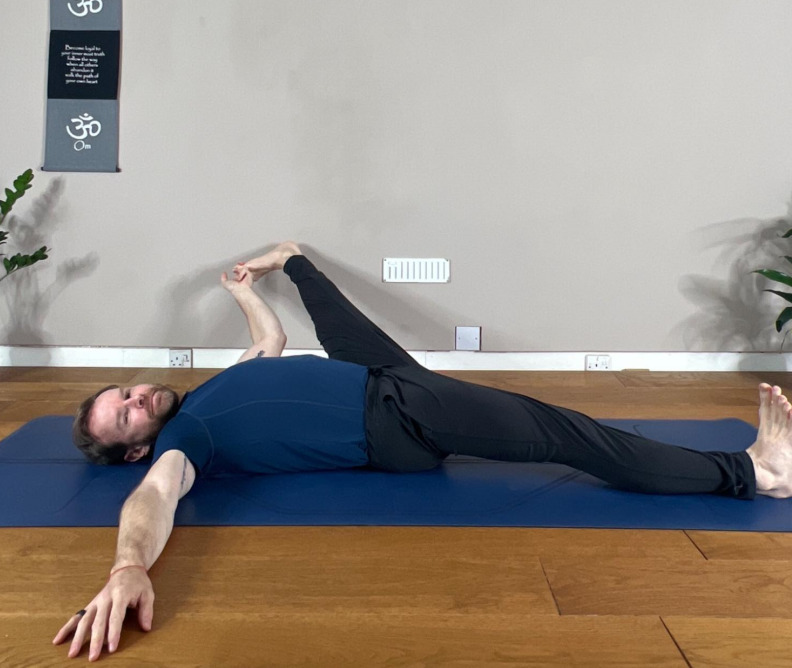 Parsva Supta Padangusthasana