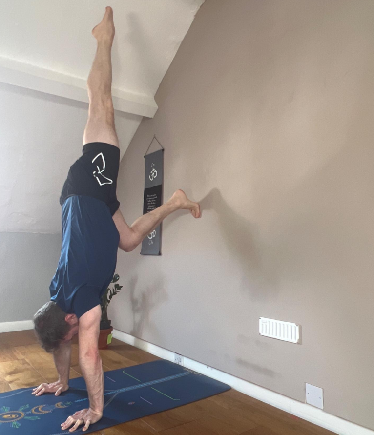 L-Shaped Handstand at the Wall