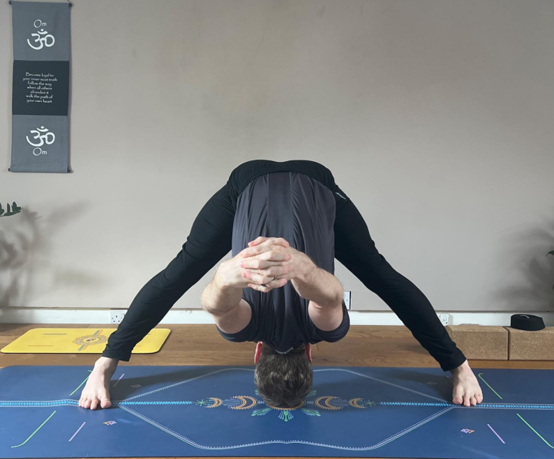 Prasarita Padottanasana (version D above) Prasarita Padottanasana (version D above)